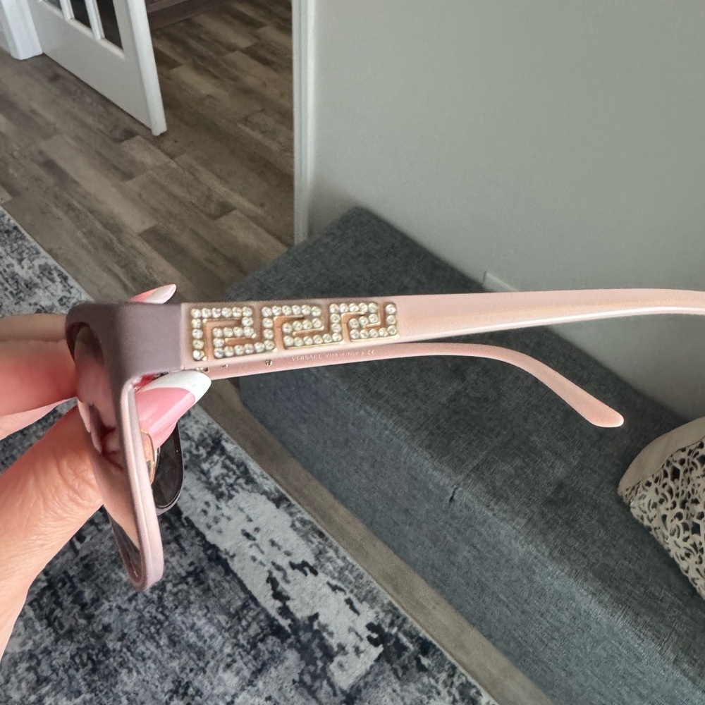Authentic Versace Pink metallic Sunglasses
